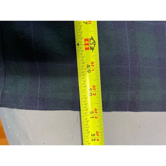 Excitation Blue‎ Plaid Sleeveless Maxi Dress XL MODEST - Picture 3 of 10